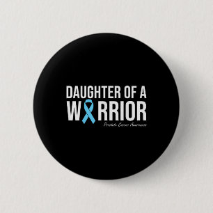 Family Prostate Cancer Awareness Light Blue Daught 2 Inch Round Button