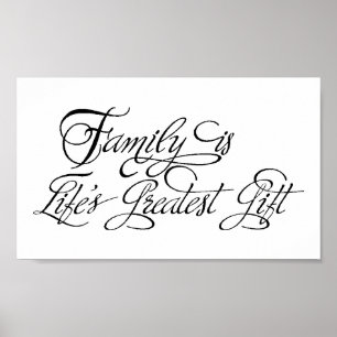 Family Quote Poster