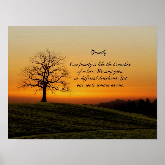FAMILY QUOTE POSTER (Front)