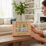 Family Quote Simple Modern Typography Etched Frames<br><div class="desc">Family Quote Simple Modern Typography Laser Etched Picture Photo Frames features the text "Family where life begins and love never ends" in modern script typography edit the text for your custom frame or use as is. Perfect for family for birthdays, Christmas, Mother's Day, Father's Day, Grandparent's Day and more. Created...</div>