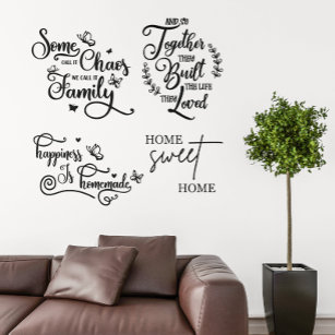 Family Quotes Multiple Set Inspirational  Sayings Wall Decal