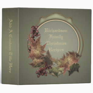 Family Recipe Binder