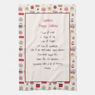 Family Recipe Keepsake Christmas  Kitchen Towel