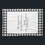 Family Recipe Keepsake Photo Scan Kitchen Towel<br><div class="desc">Keepsake family recipe tea towel. Upload a full size 8.5*11 recipe photo scan. Share uncle Jim's chili recipe or great aunt Aggie's all time favourite thanksgiving casserole dish. Elegant and simple template design can easily be adjusted to share your family recipes as mother's day, birthday, or Christmas gifts. Custom family...</div>