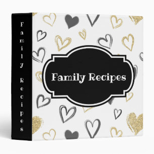 Family Recipes 3 Ring Binder