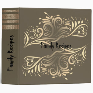 Family recipes binder