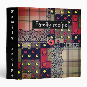 Family recipes binder
