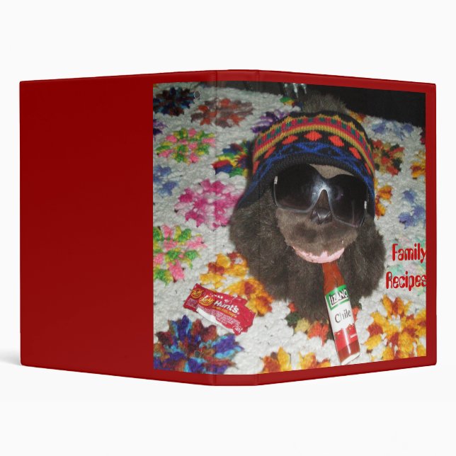 family recipes cookbook binder (Background)