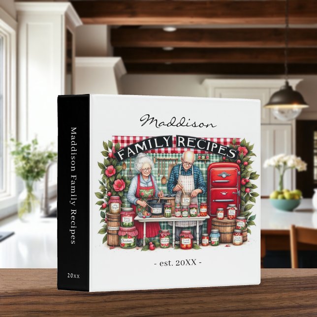 Family Recipes Kitchen Keepsake Cookbook Binder (Creator Uploaded)