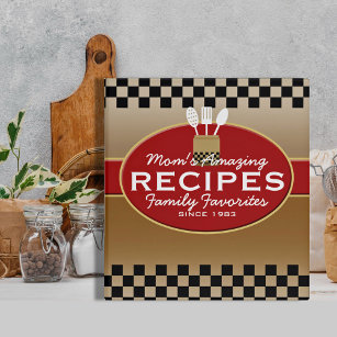 Family Recipes Personalized Binder