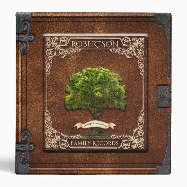 Family Records Photo Album Binder (Front)