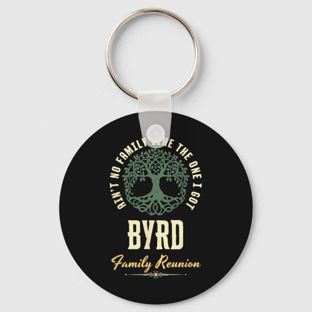 Family Reunion 2025 Matching Design - Byrd  Keychain (Front)