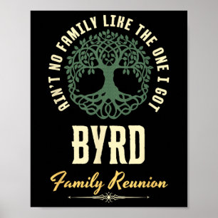 Family Reunion 2025 Matching Design - Byrd  Poster