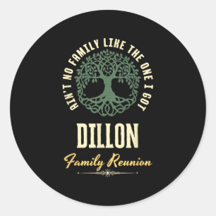 Family Reunion 2025 Matching Design - Dillon Classic Round Sticker