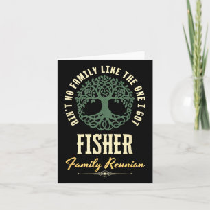 Family Reunion 2025 Matching Design - Fisher  Card
