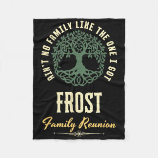 Family Reunion 2025 Matching Design - Frost  Fleece Blanket