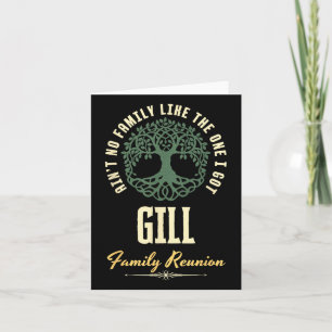 Family Reunion 2025 Matching Design - Gill  Card