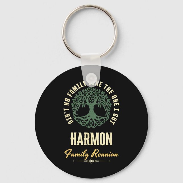 Family Reunion 2025 Matching Design - Harmon  Keychain (Front)
