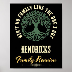 Family Reunion 2025 Matching Design - Hendricks  Poster