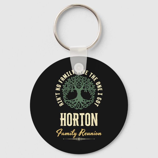 Family Reunion 2025 Matching Design - Horton  Keychain (Front)