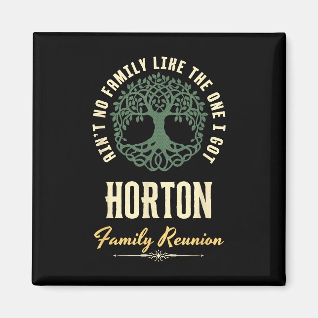 Family Reunion 2025 Matching Design - Horton  Magnet (Front)