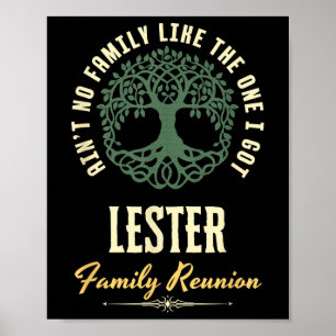 Family Reunion 2025 Matching Design - Lester  Poster