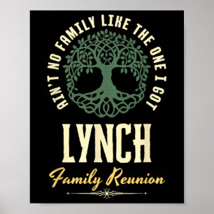 Family Reunion 2025 Matching Design - Lynch  Poster