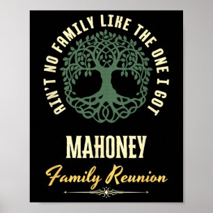 Family Reunion 2025 Matching Design - Mahoney  Poster