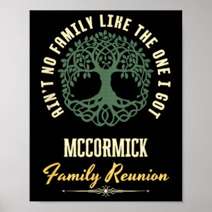 Family Reunion 2025 Matching Design - Mccormick Poster