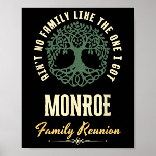Family Reunion 2025 Matching Design - Monroe Poster