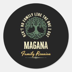 Family Reunion 2025 Matching Design - Na Classic Round Sticker
