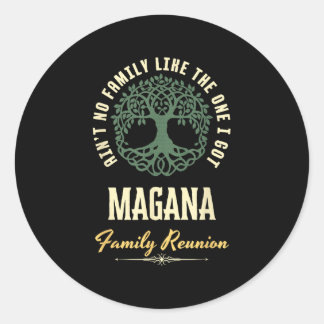 Family Reunion 2025 Matching Design - Na Classic Round Sticker