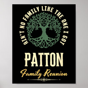 Family Reunion 2025 Matching Design - Patton  Poster