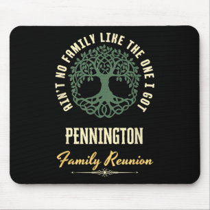 Family Reunion 2025 Matching Design - Pennington Mouse Pad