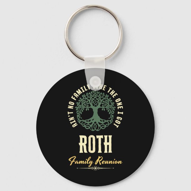 Family Reunion 2025 Matching Design - Roth  Keychain (Front)