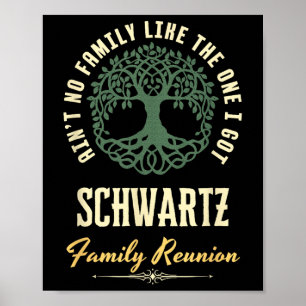 Family Reunion 2025 Matching Design - Schwartz  Poster