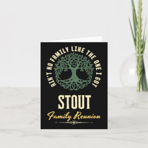 Family Reunion 2025 Matching Design - Stout Card