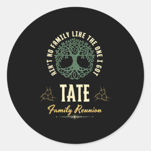 Family Reunion 2025 Matching Design - Tate Classic Round Sticker