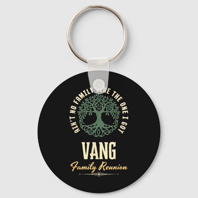 Family Reunion 2025 Matching Design - Vang  Keychain (Front)