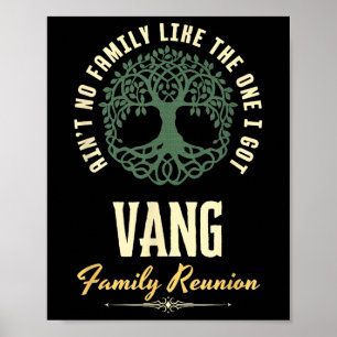 Family Reunion 2025 Matching Design - Vang  Poster