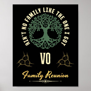 Family Reunion 2025 Matching Design - Vo Poster