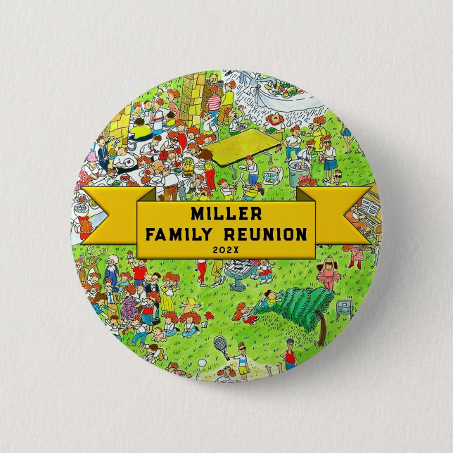 Family Reunion 2 Inch Round Button (Front)