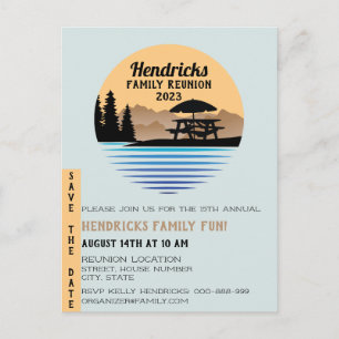 Family Reunion announcement Postcard