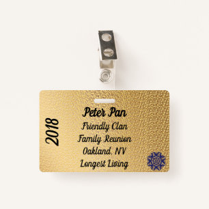 Family Reunion Badge