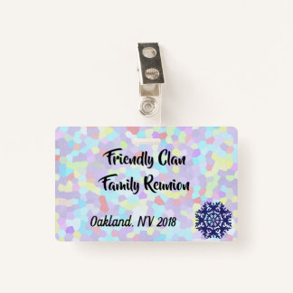 Family Reunion Badge