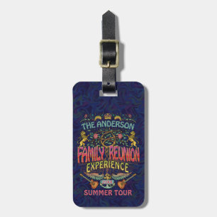 Family Reunion Band Retro 70s Concert Logo Custom Luggage Tag