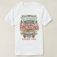 Family Reunion Band Retro 70s Concert Logo Custom T Shirt