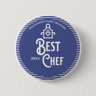 Family Reunion Best Chef Prize Award 2 Inch Round Button
