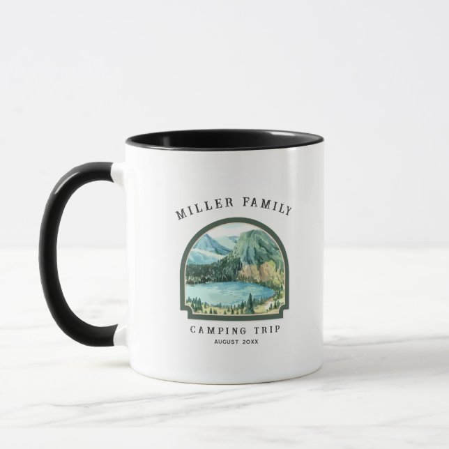 Family Reunion Camping Road Trip Personalized Mug (Left)
