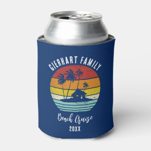 Family Reunion Coastal Beach Cruise Custom Can Cooler